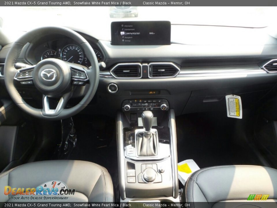 2021 Mazda CX-5 Grand Touring AWD Snowflake White Pearl Mica / Black Photo #3