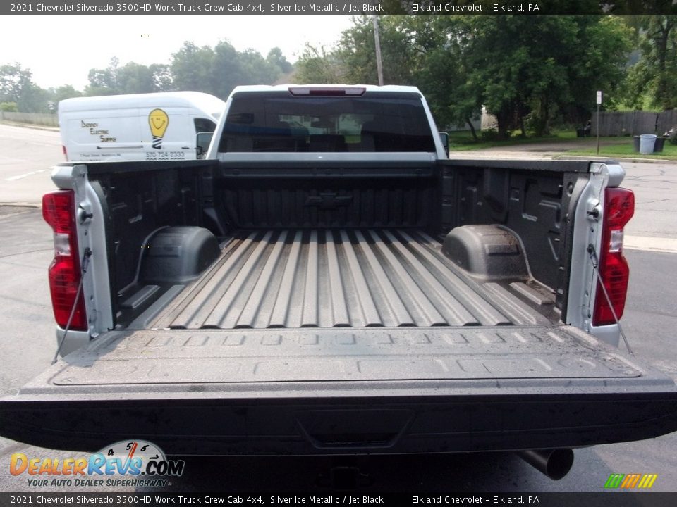 2021 Chevrolet Silverado 3500HD Work Truck Crew Cab 4x4 Silver Ice Metallic / Jet Black Photo #8