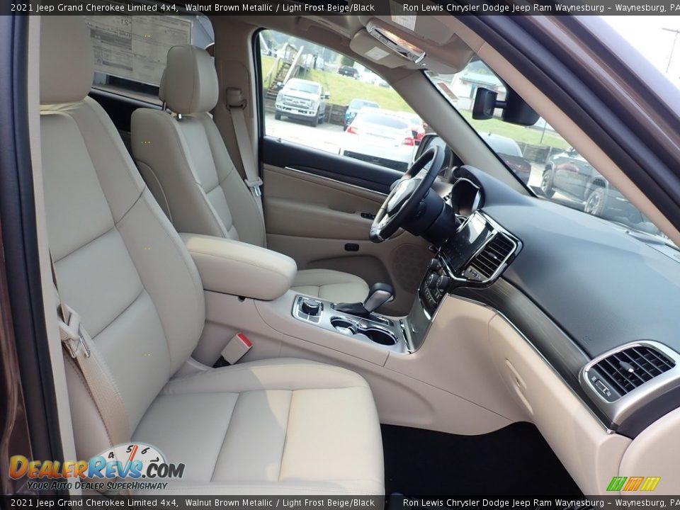 2021 Jeep Grand Cherokee Limited 4x4 Walnut Brown Metallic / Light Frost Beige/Black Photo #10
