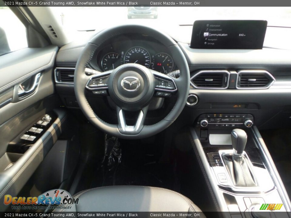 2021 Mazda CX-5 Grand Touring AWD Snowflake White Pearl Mica / Black Photo #4