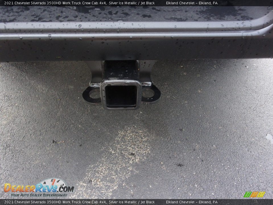 2021 Chevrolet Silverado 3500HD Work Truck Crew Cab 4x4 Silver Ice Metallic / Jet Black Photo #9