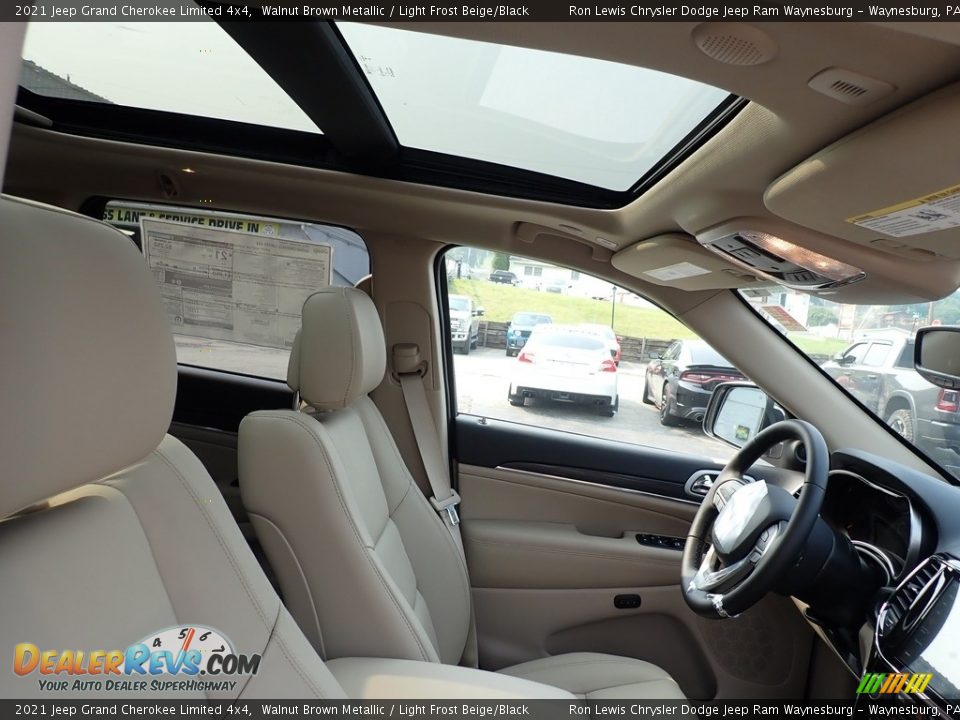 2021 Jeep Grand Cherokee Limited 4x4 Walnut Brown Metallic / Light Frost Beige/Black Photo #11