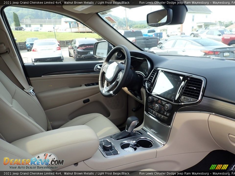 2021 Jeep Grand Cherokee Limited 4x4 Walnut Brown Metallic / Light Frost Beige/Black Photo #12