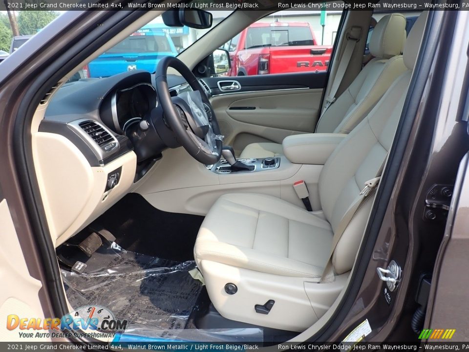 2021 Jeep Grand Cherokee Limited 4x4 Walnut Brown Metallic / Light Frost Beige/Black Photo #14