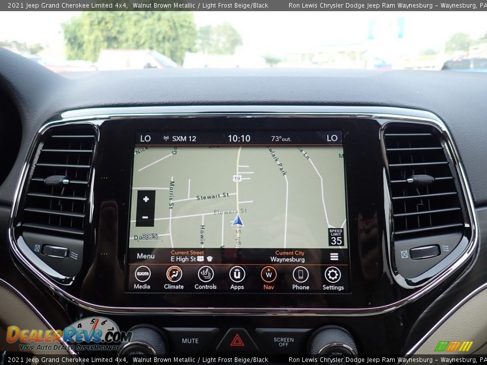 2021 Jeep Grand Cherokee Limited 4x4 Walnut Brown Metallic / Light Frost Beige/Black Photo #18