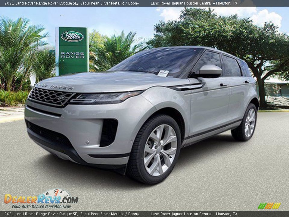 2021 Land Rover Range Rover Evoque SE Seoul Pearl Silver Metallic / Ebony Photo #1