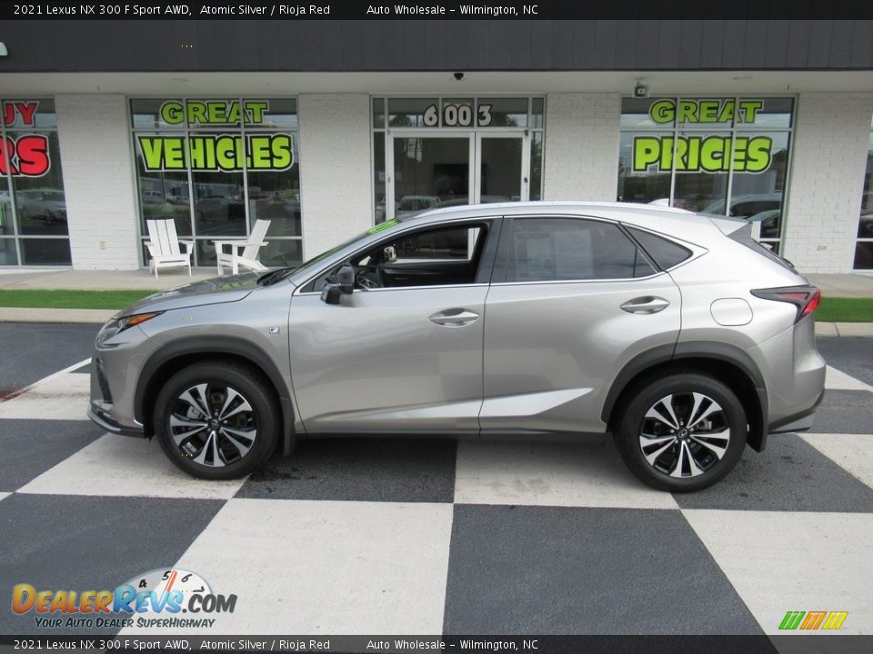 2021 Lexus NX 300 F Sport AWD Atomic Silver / Rioja Red Photo #1