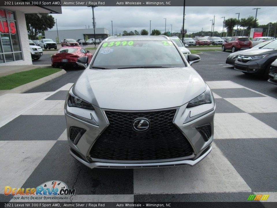 2021 Lexus NX 300 F Sport AWD Atomic Silver / Rioja Red Photo #2