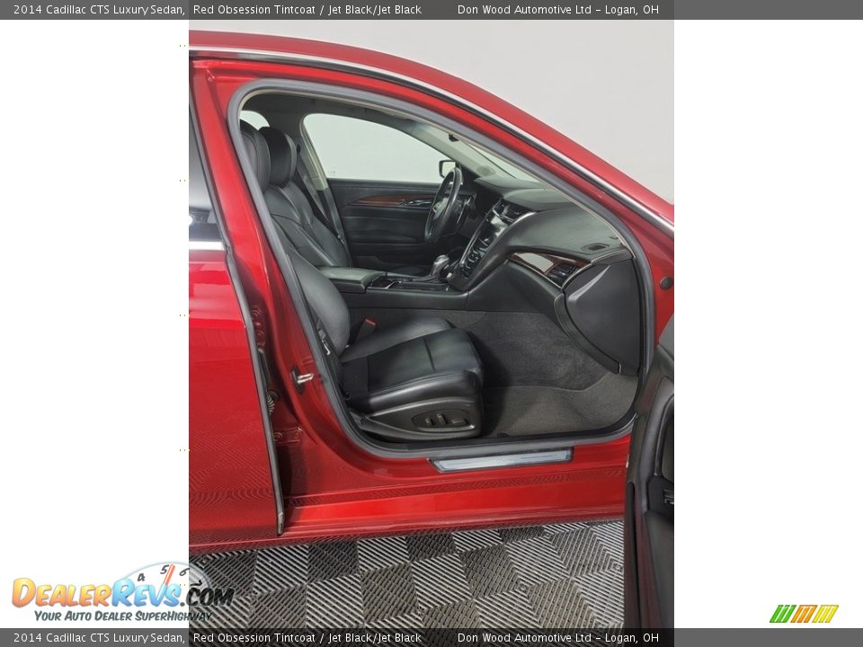 2014 Cadillac CTS Luxury Sedan Red Obsession Tintcoat / Jet Black/Jet Black Photo #34