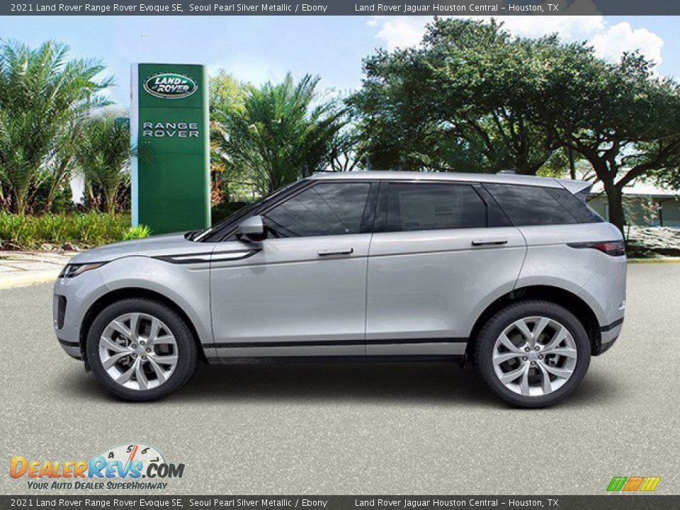 2021 Land Rover Range Rover Evoque SE Seoul Pearl Silver Metallic / Ebony Photo #6