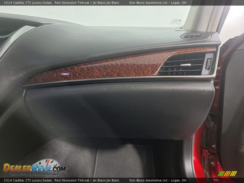 2014 Cadillac CTS Luxury Sedan Red Obsession Tintcoat / Jet Black/Jet Black Photo #36