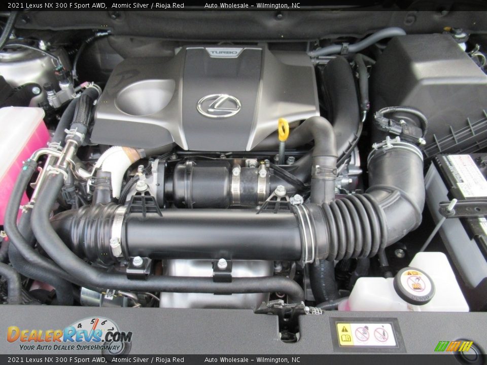 2021 Lexus NX 300 F Sport AWD Atomic Silver / Rioja Red Photo #6
