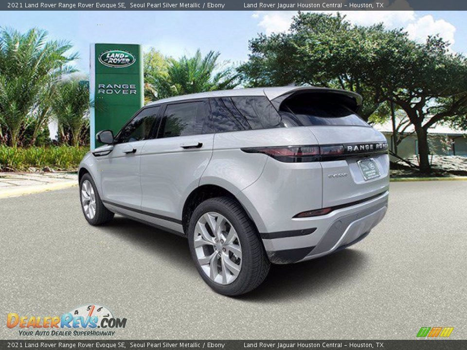 2021 Land Rover Range Rover Evoque SE Seoul Pearl Silver Metallic / Ebony Photo #10