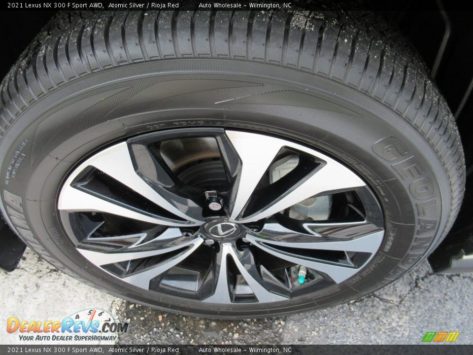 2021 Lexus NX 300 F Sport AWD Atomic Silver / Rioja Red Photo #7