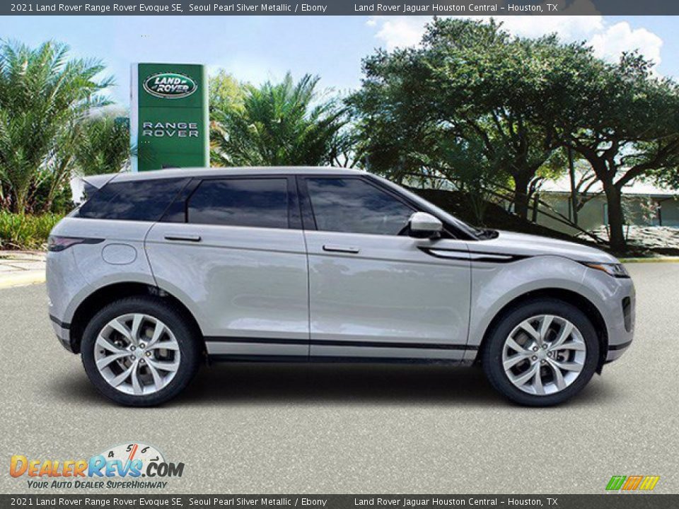 2021 Land Rover Range Rover Evoque SE Seoul Pearl Silver Metallic / Ebony Photo #11