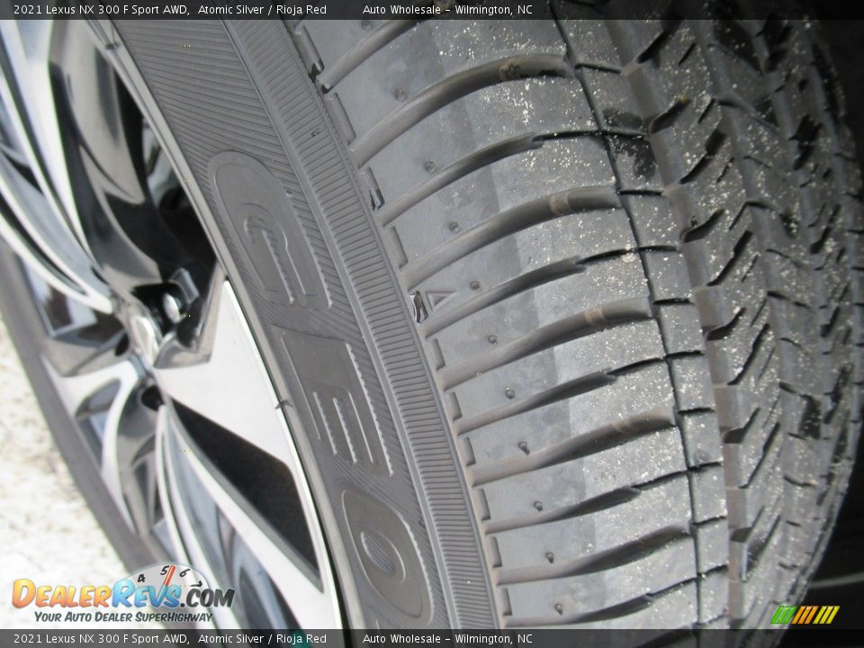 2021 Lexus NX 300 F Sport AWD Atomic Silver / Rioja Red Photo #8