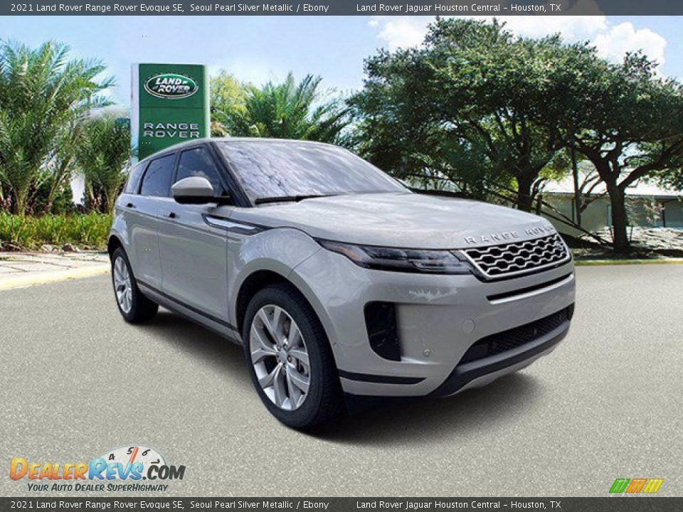 2021 Land Rover Range Rover Evoque SE Seoul Pearl Silver Metallic / Ebony Photo #12