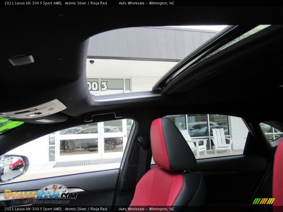 2021 Lexus NX 300 F Sport AWD Atomic Silver / Rioja Red Photo #11