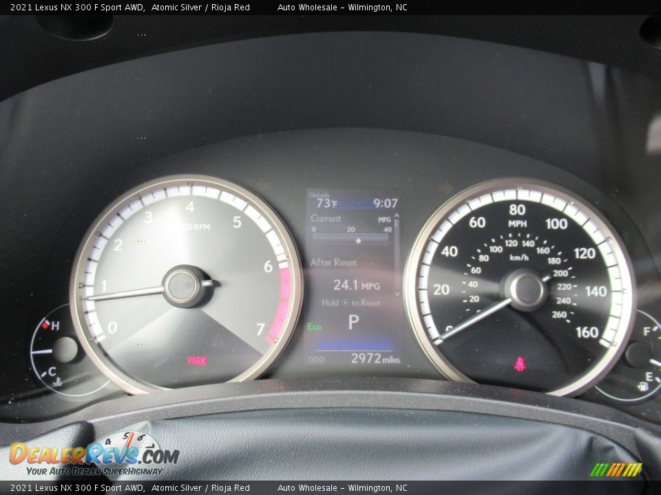 2021 Lexus NX 300 F Sport AWD Gauges Photo #16