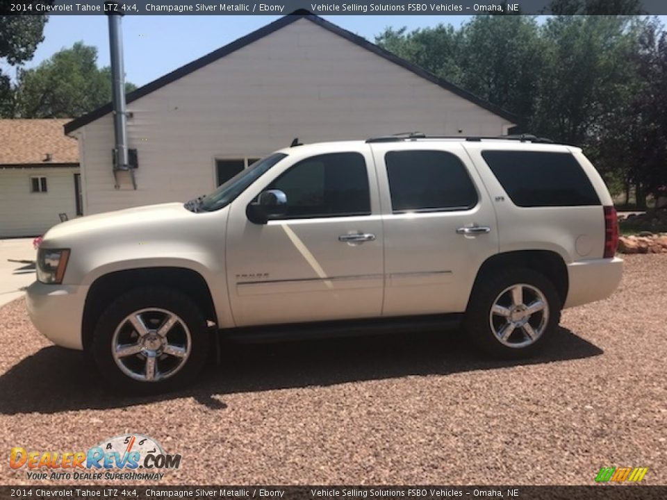 2014 Chevrolet Tahoe LTZ 4x4 Champagne Silver Metallic / Ebony Photo #1