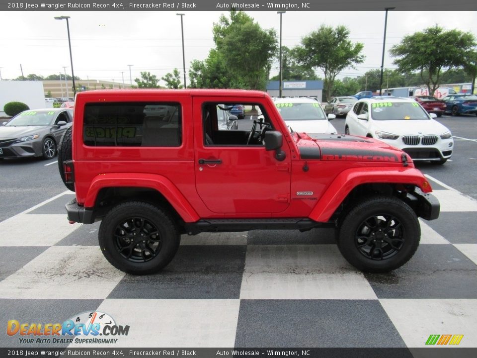 2018 Jeep Wrangler Rubicon Recon 4x4 Firecracker Red / Black Photo #3