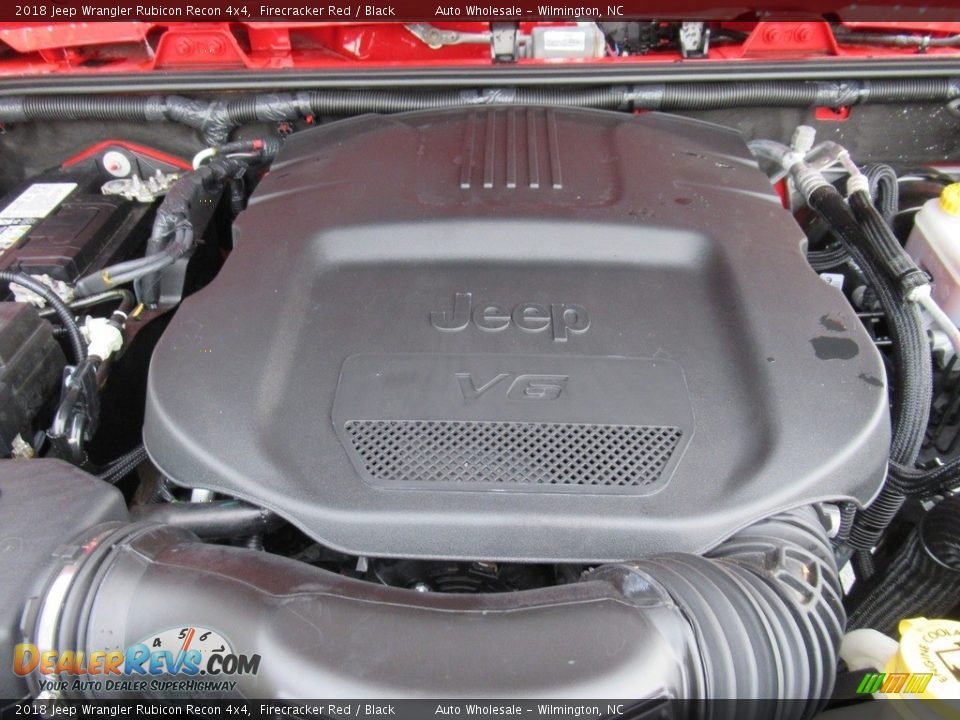 2018 Jeep Wrangler Rubicon Recon 4x4 Firecracker Red / Black Photo #6