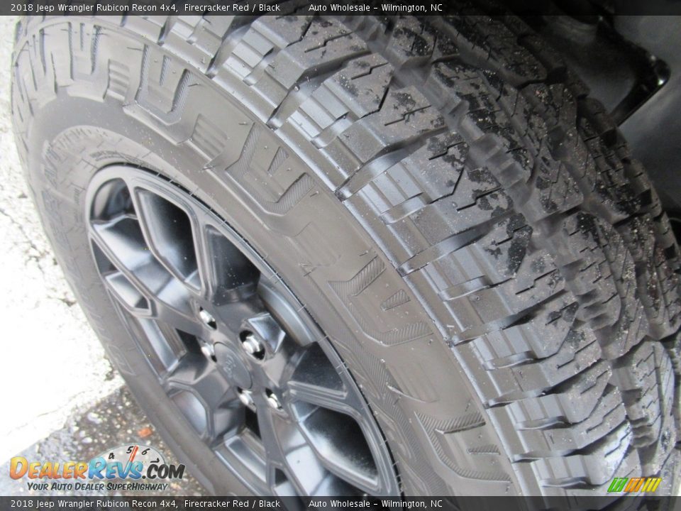 2018 Jeep Wrangler Rubicon Recon 4x4 Firecracker Red / Black Photo #8