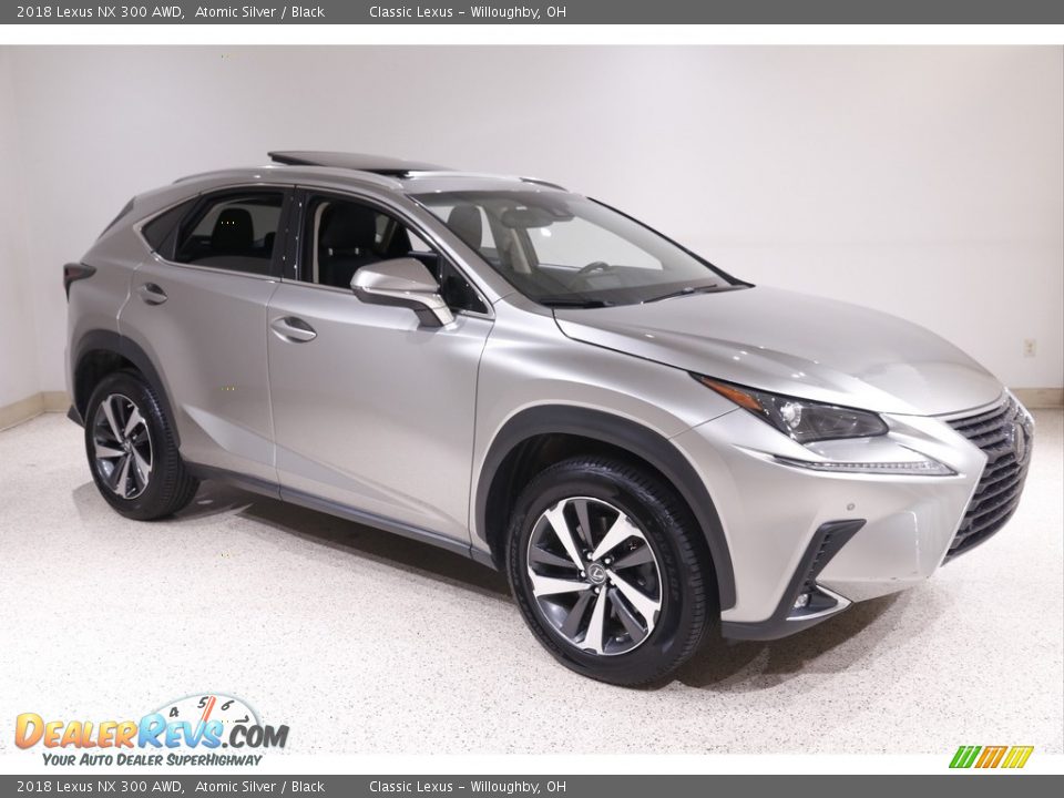 2018 Lexus NX 300 AWD Atomic Silver / Black Photo #1