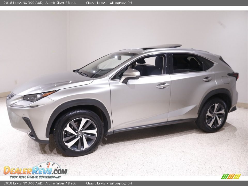 2018 Lexus NX 300 AWD Atomic Silver / Black Photo #3