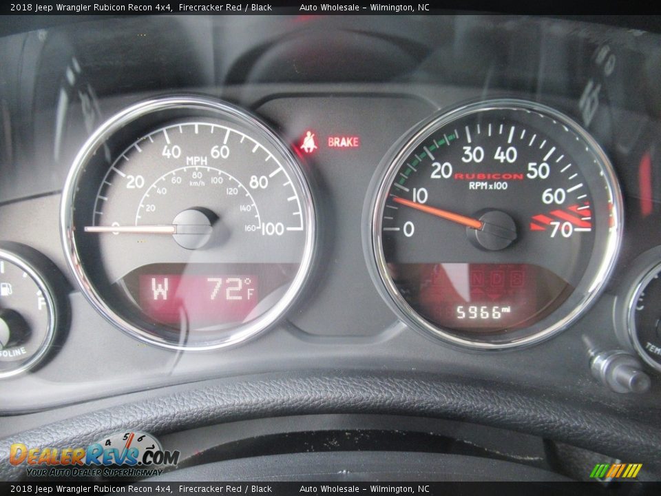 2018 Jeep Wrangler Rubicon Recon 4x4 Firecracker Red / Black Photo #16