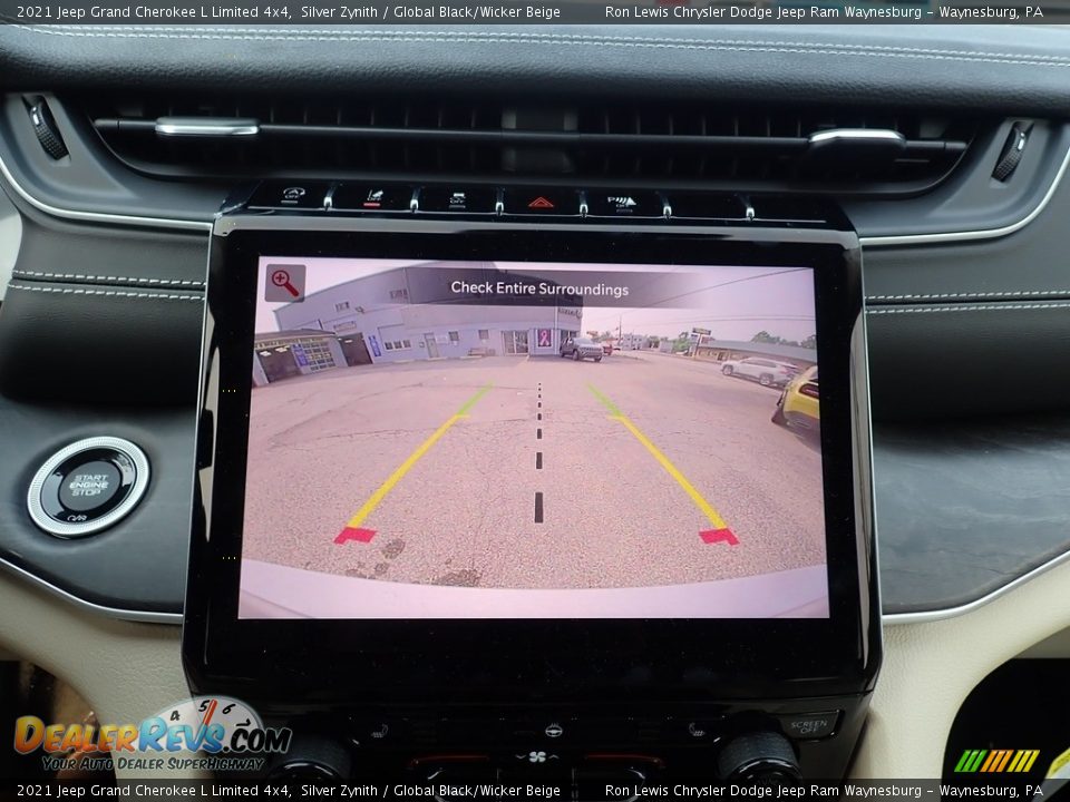 2021 Jeep Grand Cherokee L Limited 4x4 Silver Zynith / Global Black/Wicker Beige Photo #19