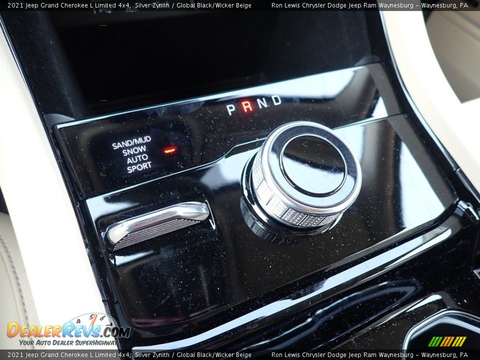 2021 Jeep Grand Cherokee L Limited 4x4 Silver Zynith / Global Black/Wicker Beige Photo #20