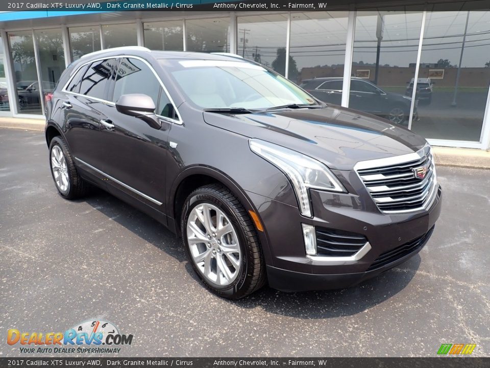 2017 Cadillac XT5 Luxury AWD Dark Granite Metallic / Cirrus Photo #2