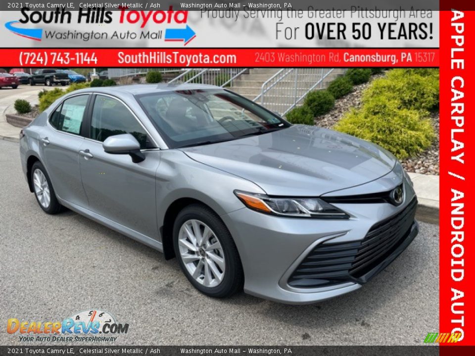 2021 Toyota Camry LE Celestial Silver Metallic / Ash Photo #1