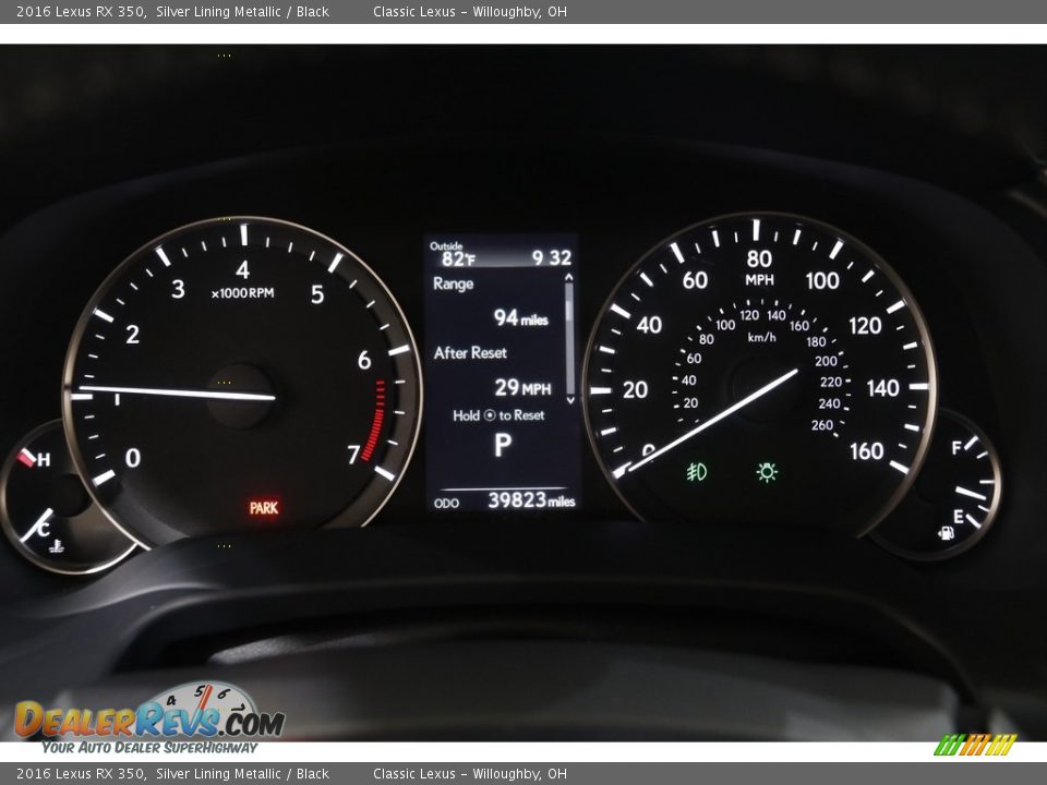 2016 Lexus RX 350 Gauges Photo #8