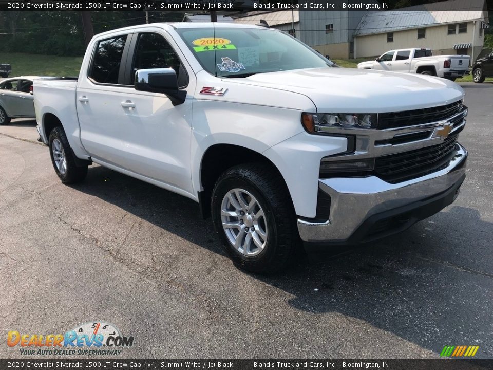 2020 Chevrolet Silverado 1500 LT Crew Cab 4x4 Summit White / Jet Black Photo #4