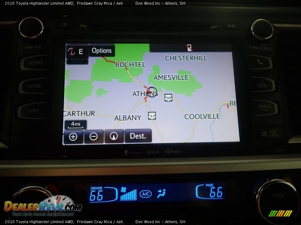 2016 Toyota Highlander Limited AWD Predawn Gray Mica / Ash Photo #4