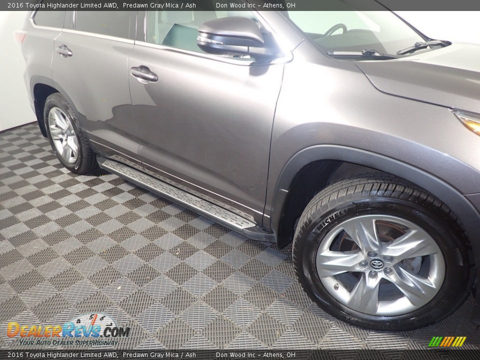 2016 Toyota Highlander Limited AWD Predawn Gray Mica / Ash Photo #7