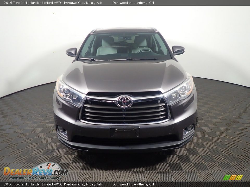 2016 Toyota Highlander Limited AWD Predawn Gray Mica / Ash Photo #8