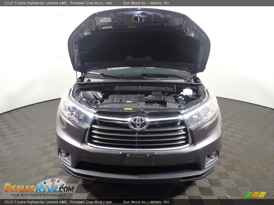2016 Toyota Highlander Limited AWD Predawn Gray Mica / Ash Photo #9