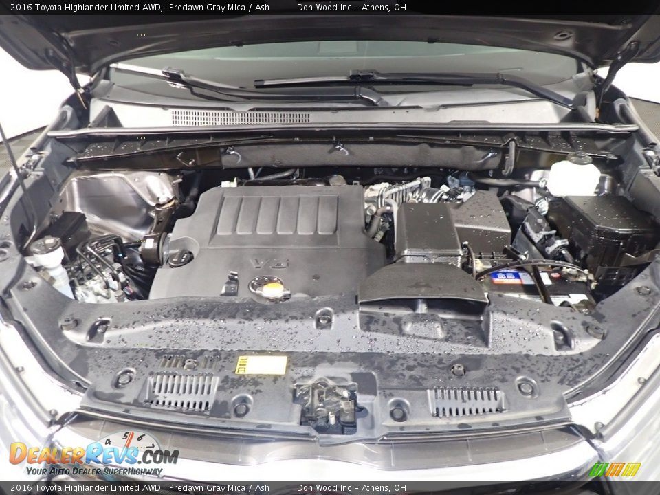 2016 Toyota Highlander Limited AWD Predawn Gray Mica / Ash Photo #10
