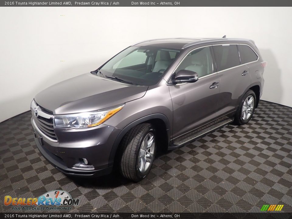 2016 Toyota Highlander Limited AWD Predawn Gray Mica / Ash Photo #12