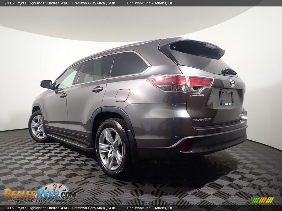 2016 Toyota Highlander Limited AWD Predawn Gray Mica / Ash Photo #14
