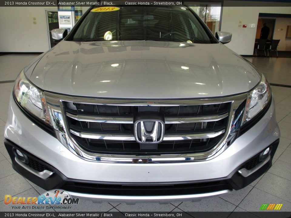 2013 Honda Crosstour EX-L Alabaster Silver Metallic / Black Photo #2