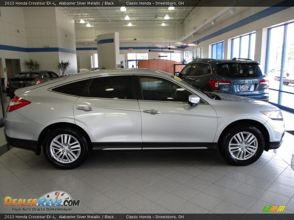2013 Honda Crosstour EX-L Alabaster Silver Metallic / Black Photo #4