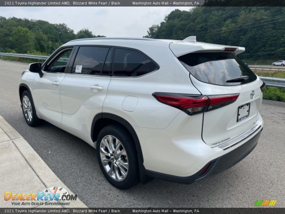 2021 Toyota Highlander Limited AWD Blizzard White Pearl / Black Photo #2