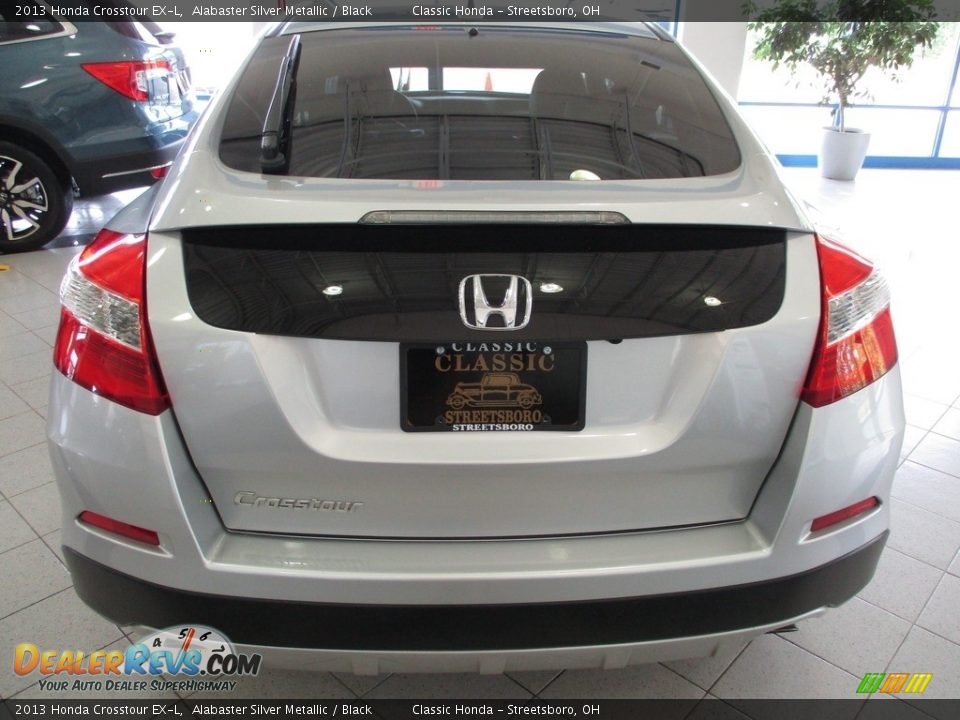2013 Honda Crosstour EX-L Alabaster Silver Metallic / Black Photo #7