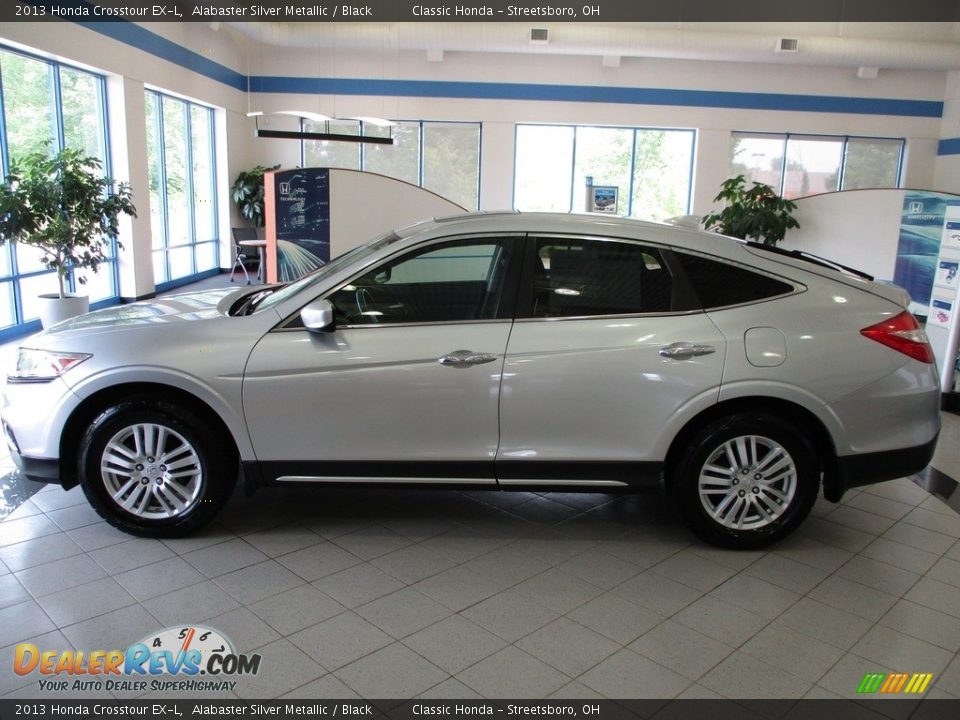 2013 Honda Crosstour EX-L Alabaster Silver Metallic / Black Photo #8