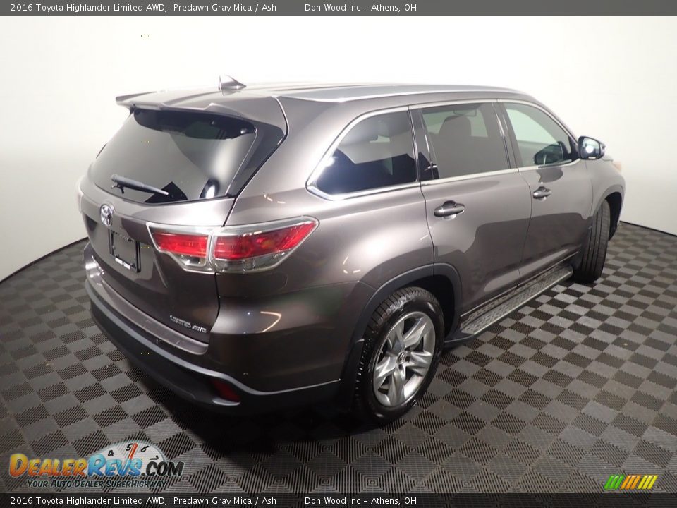 2016 Toyota Highlander Limited AWD Predawn Gray Mica / Ash Photo #21