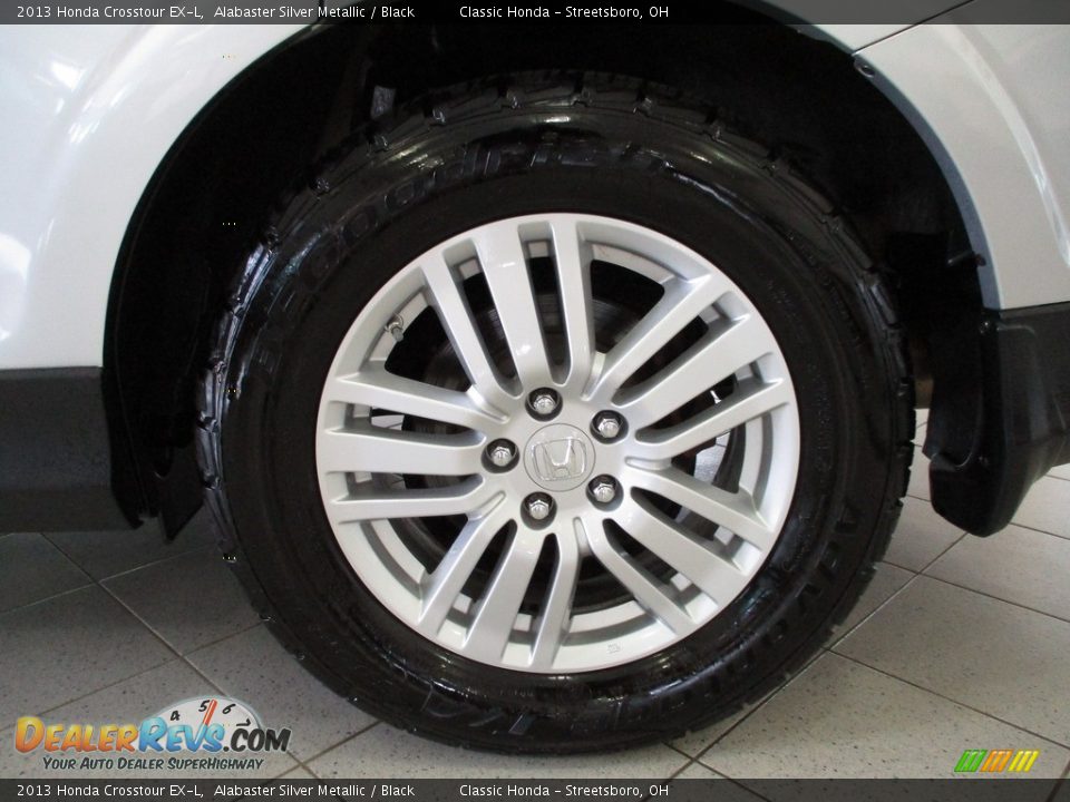 2013 Honda Crosstour EX-L Alabaster Silver Metallic / Black Photo #9